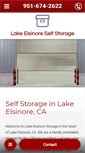 Mobile Screenshot of lakeelsinorselfstorage.com